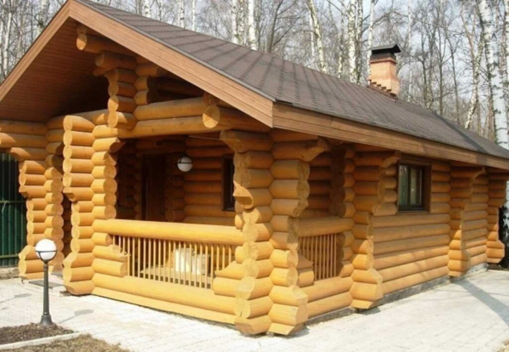 Постройка дома из дерева